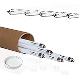 VIVOSUN Grow Lamps 5 Packs 4FT/46IN 6500K T5 Fluorescent Grow Light Bulbs