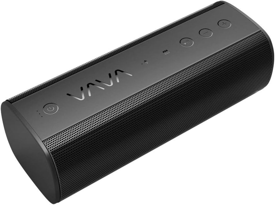 VAVA VOOM 20 Bluetooth Speaker with aptX CD Quality Sound, IPX5 Splash Proof Portable Wireless Speaker with 2 Passive Subwoofers for Deep Bass Audio