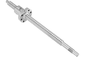 FRUZELG CNCCANEN Ball Screw SFU1605-600mm with Ball Nut,RM1605 Ballscrew L600mm/23.62inch C7 End Machining Anti-Backlash CNC Part