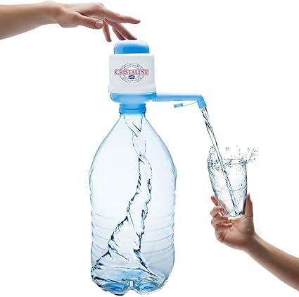 Agua Quick Cristaline Pompe Pour Bouteilles De 5 Litres L Original Bleu Standard 38 Mm Amazon Fr Cuisine Maison