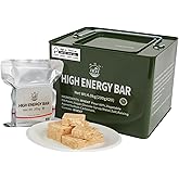 BDH High Energy Bar 18400Kcal Emergency Preparedness Food Bar Long Shelf-life | Large Iron Tin 4kg/20 bags | Original Compres