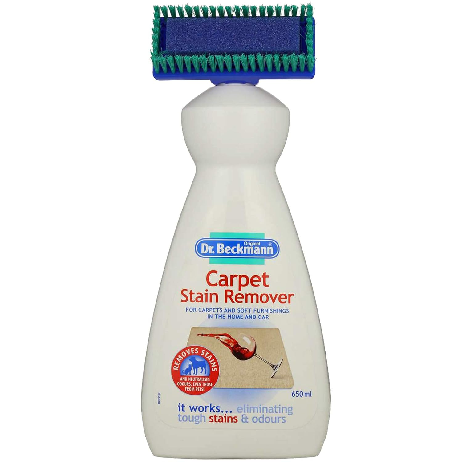 Dr Beckmann Carpet Stain Remover with Cleaning Brush (650ml) Amazon.co