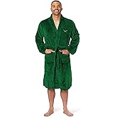 Northwest NFL Philadelphia Eagles Retro Adult Unisex Silk Touch Bathrobe, Large/X-Large, Green, Officially Licensed Loungewear, Soft Plush Polyester