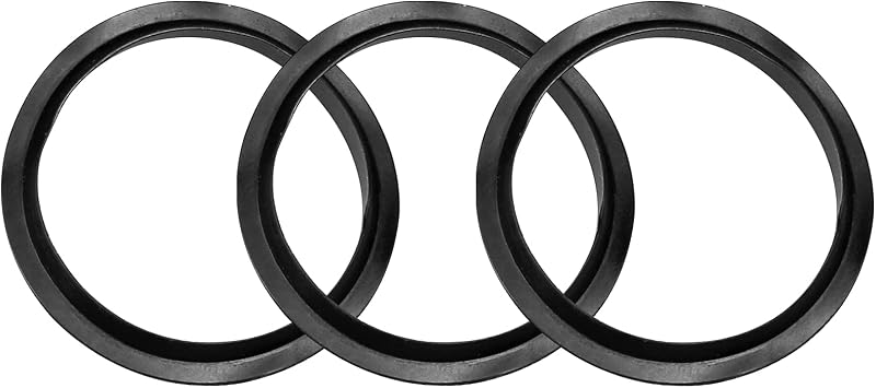 Hinata 3 Pack Bath Plug Seal O-Rings Rubber 39mm 1.5in Pop Up Basin Sink Waste
