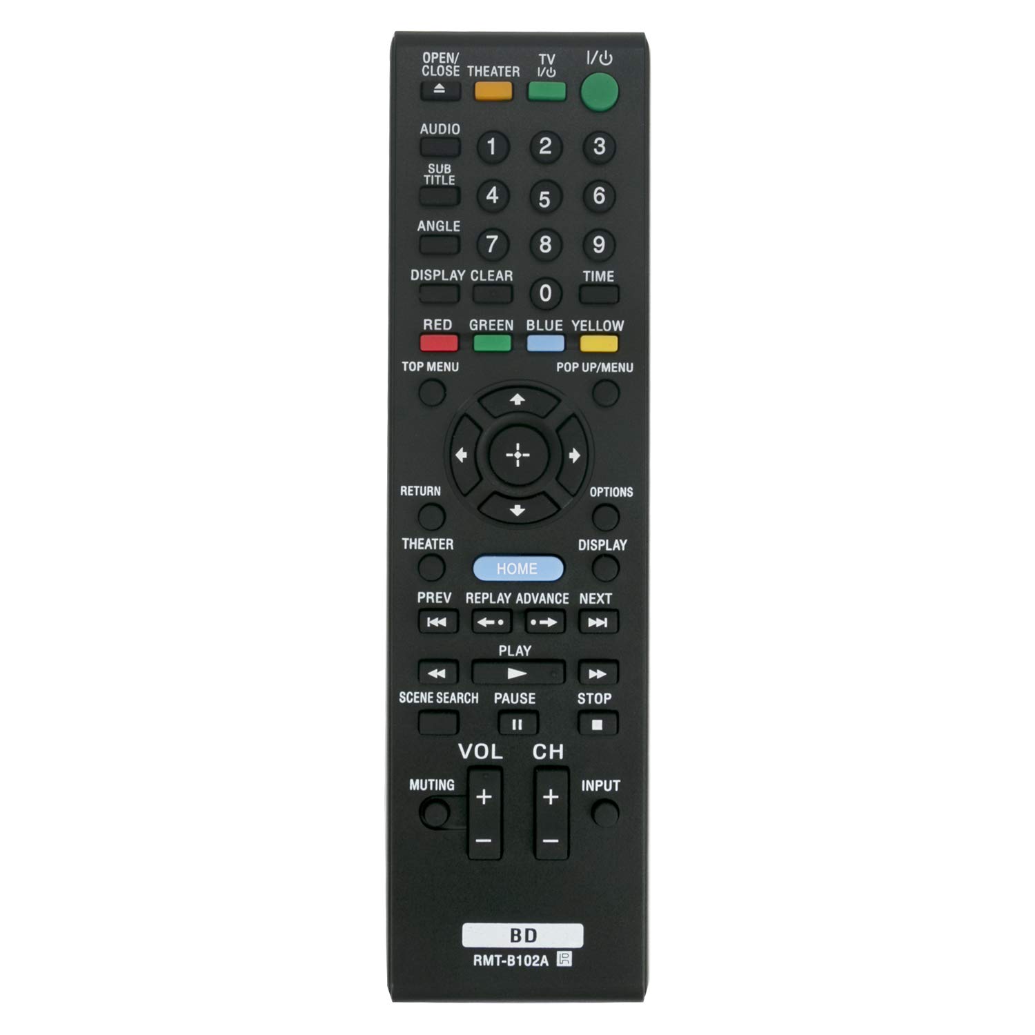 RMT-B102A Replace Remote Control -VINABTY RMT B102A Remote Control Replacement For SONY RMTB102A Blu-ray Disc Player BDP-S350 BDP-S350B BDP-S780 BDP-S550 BDP-BX1 BDPS350 BDPS350B BDPBX1 Remote Control