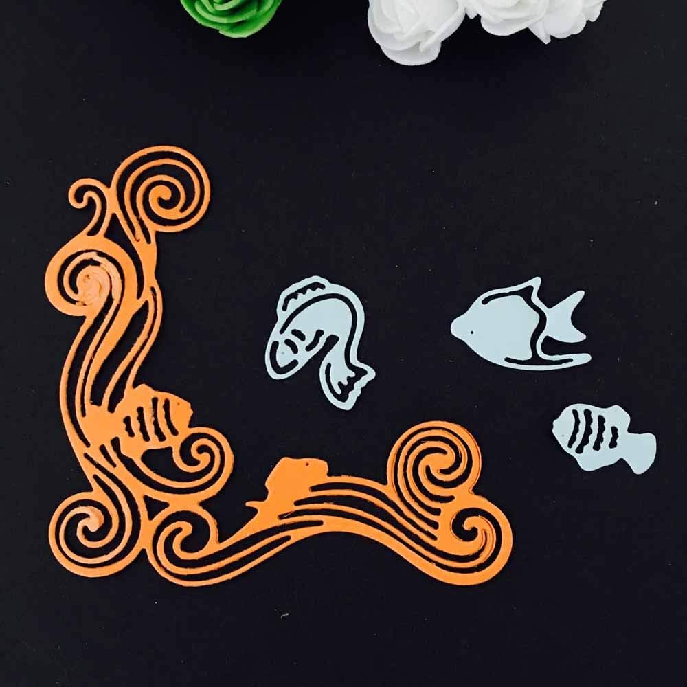 Kanpola Metal Die Cutting Dies Stencil for DIY Scrapbooking Album Paper Card Decor Craftdie Cut Cutting Machine Craft Dies for Card Making cuts