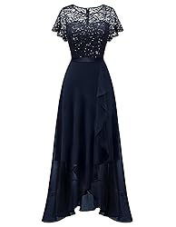 BeryLove Sequin Formal Dresses for Women Flutter