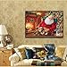 Mobicus 5D DIY Diamond Painting by Number Kits，Sleeping Santa Claus(16X12inch/40X30CM)