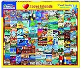 White Mountain Puzzles I Love Islands - 1000 Piece