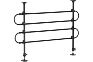 PawHut Dog Car Barrier, Adjustable Pet Car Barrier for SUVs, Vans, Vehicles, Universal Dog Fence Guard for Back Seat Safety D