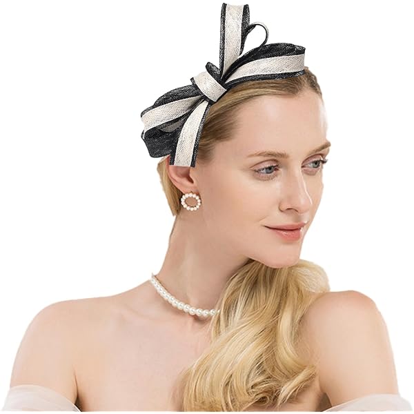 HIMESPORT Women Sinamay Fascinator Hat Cocktail Pillbox  display picture 1