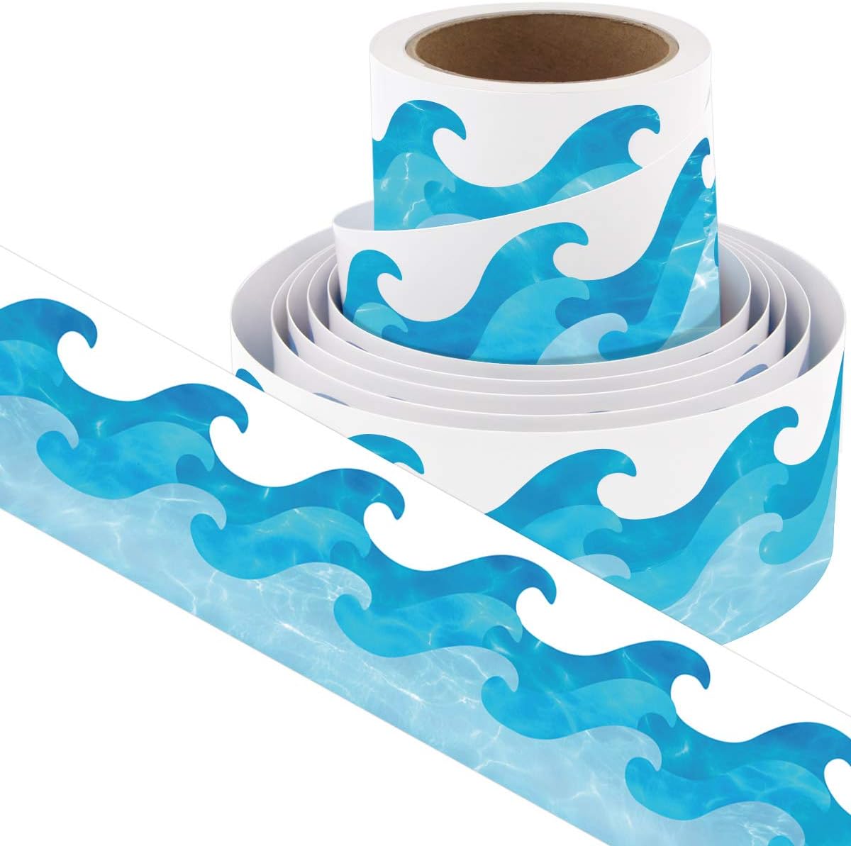 Ocean Waves Bulletin Board Border Trim for Classroom Chalkboard