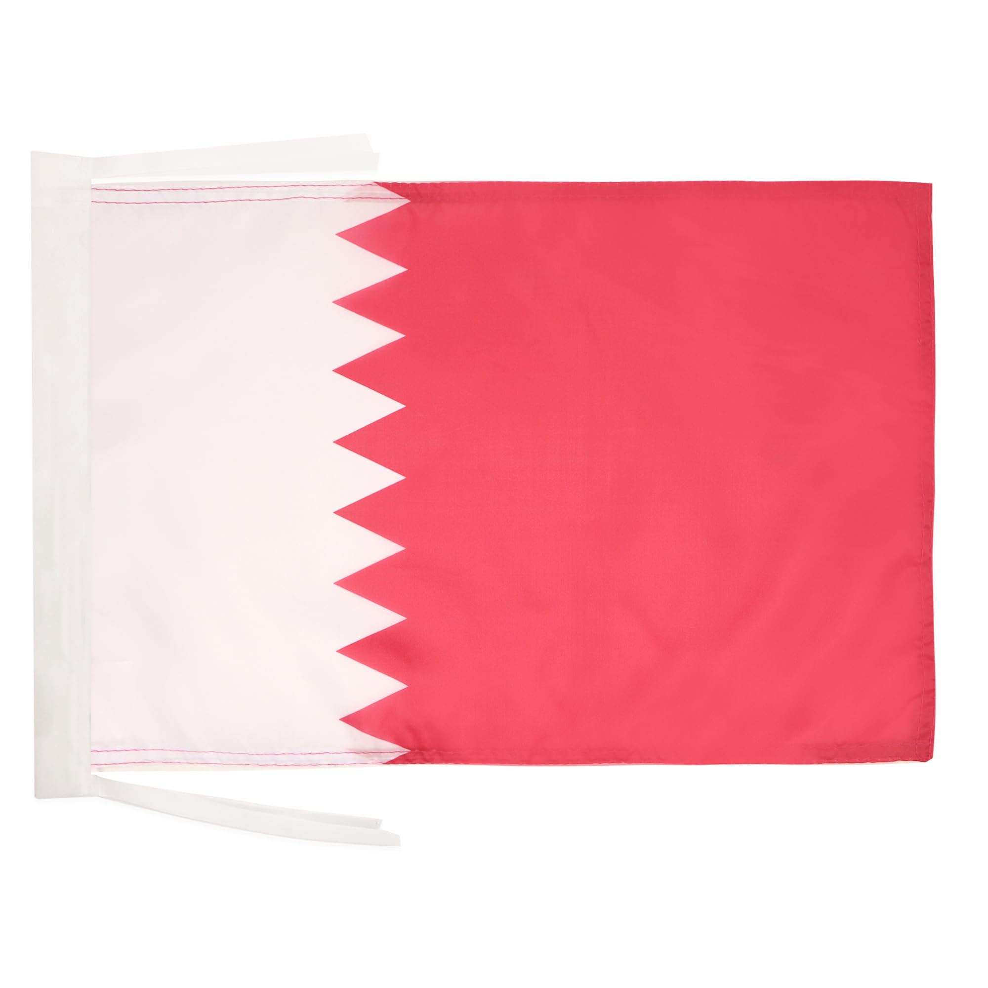 AZ FLAG - Qatar Flag - 18'' x 12'' - 100% Polyester Qatari Small Banner with Two Cords - Fade Resistant - Vivid Colors - 18x12 in - 45x30 Cm โ image 1