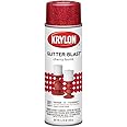 Krylon K03806A00 Glitter Blast Glitter Spray Paint for Craft Projects, Cherry Bomb Red, 5.75 oz