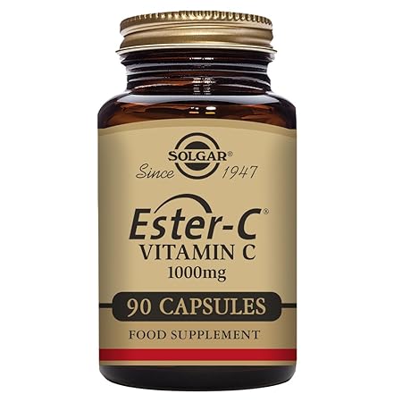 Solgar | Ester-C Plus | 1000mg | mit Vitamin C und Zitrus-Bioflavonoid-Komplex | 90 vegane Tabletten | glutenfrei | sojafrei