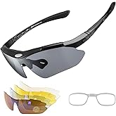 ROCKBROS Polarized Sunglasses Men Women Cycling/Pickleball/MTB Glasses UV Protection, Suitable for Myopia Glasses