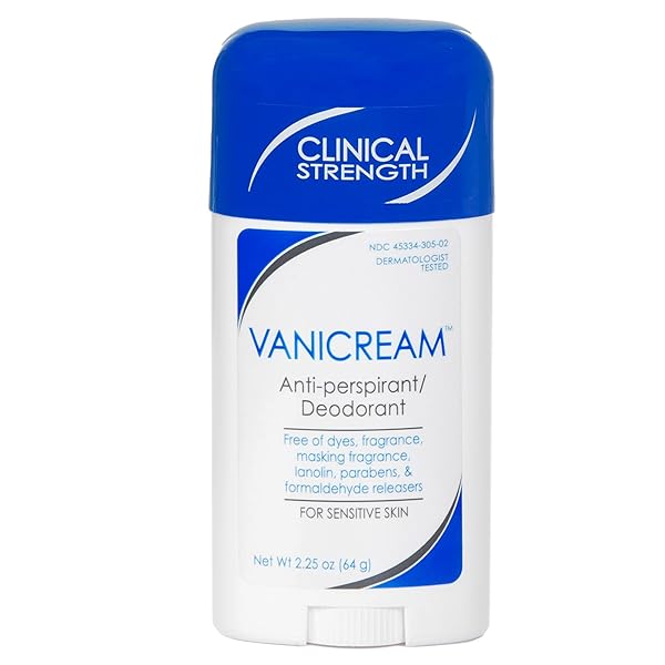 VANICREAM ANTI-PERSPIRANT DEODORANT FOR SENSITIVE SKIN – 2.25...