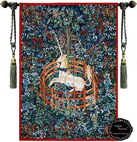 Decor Plus Unicorn in Captivity One of The Series of Seven Tapestries The Hunt of The Unicorn Jacquard Woven Wall…
