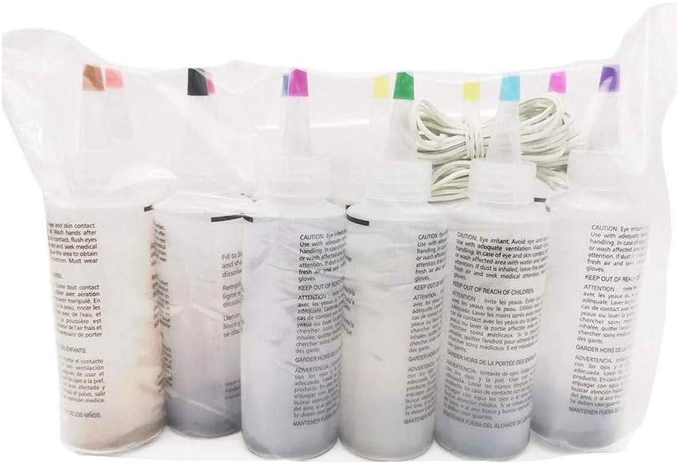 18 Colors Tie-Dye Kit - Fabric Dyes Tie-Dye Kits,All-in-1 DIY Fashion Dye Kit for Party Creative Group Activities,Family Party (Multicolor A)