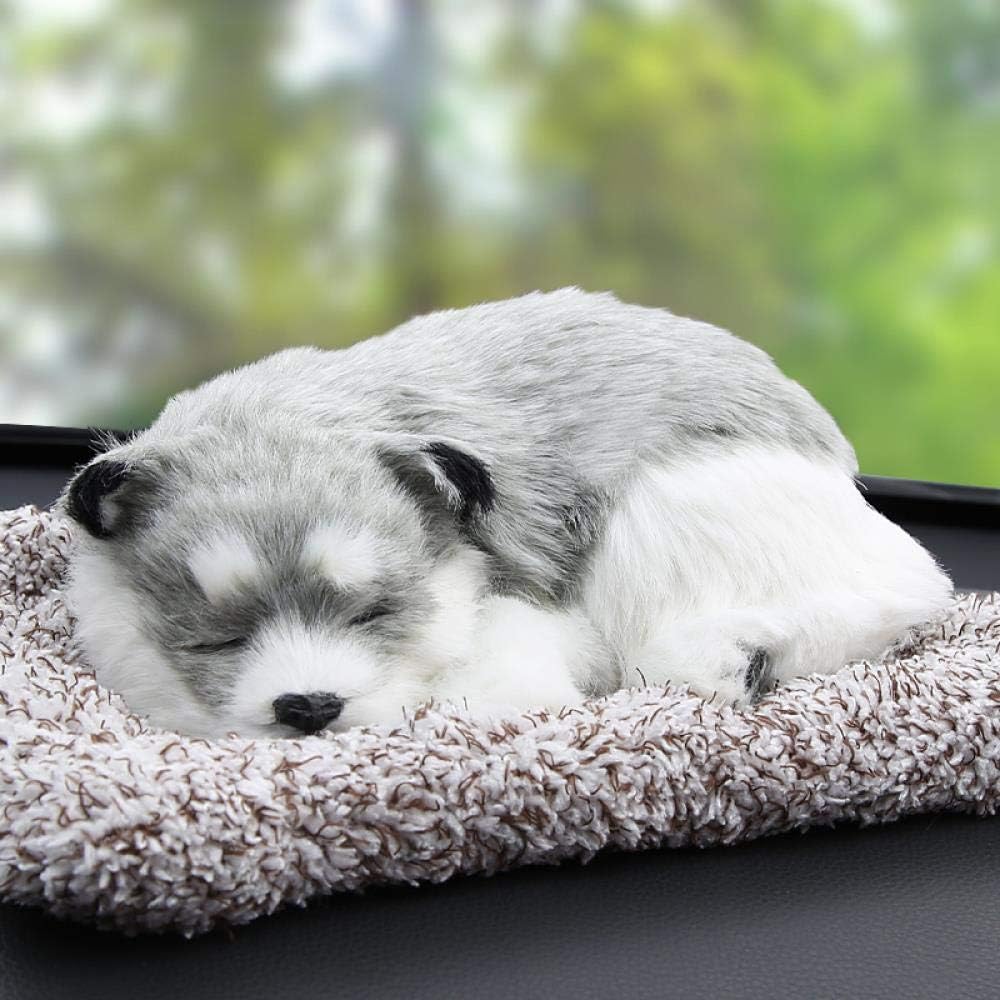 jiwenhua Car accessories car car interior accessories car decoration personal creativity bamboo charcoal simulation dog cute car decoration, Large husky dog-