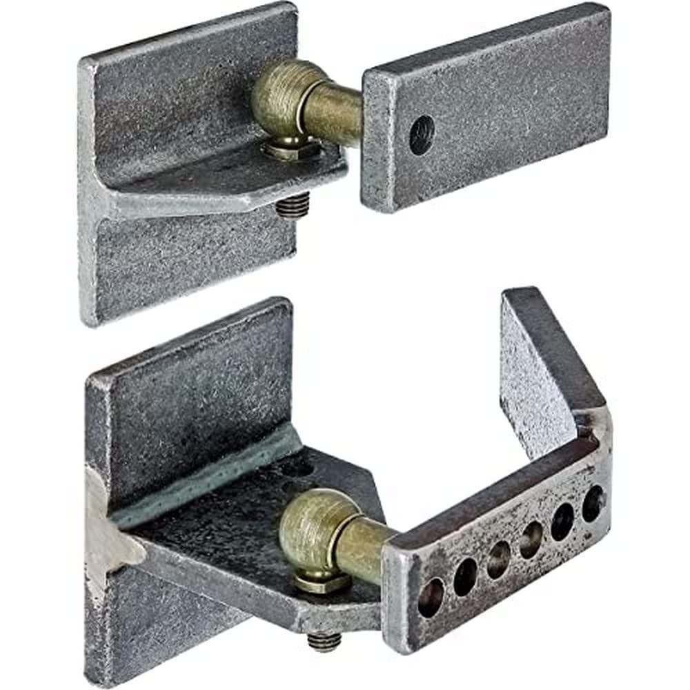 Gah-Alberts 411725 Raised Gate Fitting for Metal Gates for Uneven Ground to be Welded-On