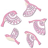 Metal Bird Wall Art for Bathroom - Farmhouse Rustic Flying Birds Wall Decor Arts - Folk Scandinavian Great Gift Home Decor fo