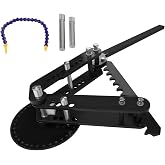 maXpeedingrods Manual Tube Bender, 2" Round and 1-1/2" Square Tubing Bender | Replace for WFB2, Ratchet-Style Steel Pipe Bending Tool for Frames, Roll Cages, Trailers and Custom Fabrication