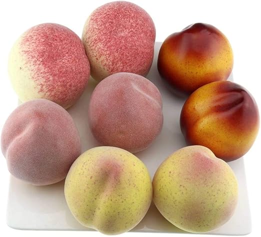 Amazon Com Gresorth Fake Mixed Peach Collection Artificial