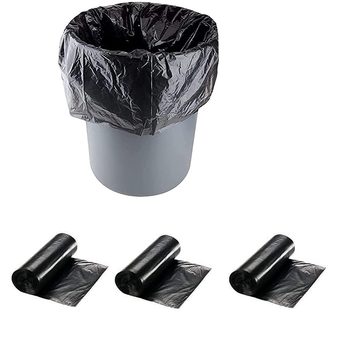 TOPREDO™ Premium Quality Biodegradable Garbage Dustbin Trash Bags (4