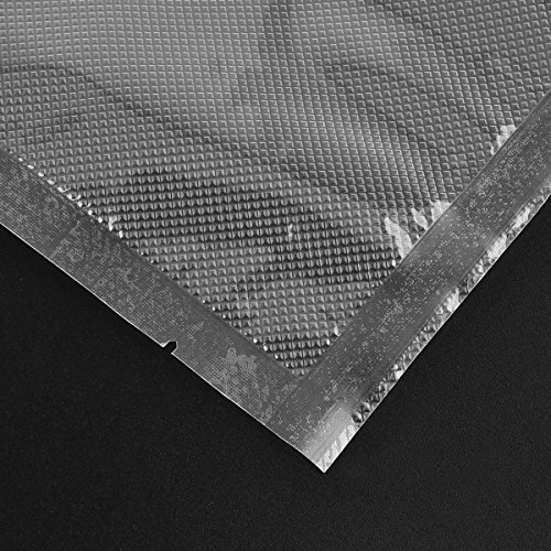 WAOAW 8-by-12-Inch Vacuum-Sealer Food Bags, 100 Quart