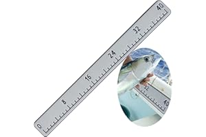 Hzkaicun Fish Ruler for Boat 40"/48" with Backing Adhesive Fish Measuring Sticker Foam Fish Measuring Board for Fishing Boat, Cooler, Kayak, Yacht Fish Ruler Boat Accessories