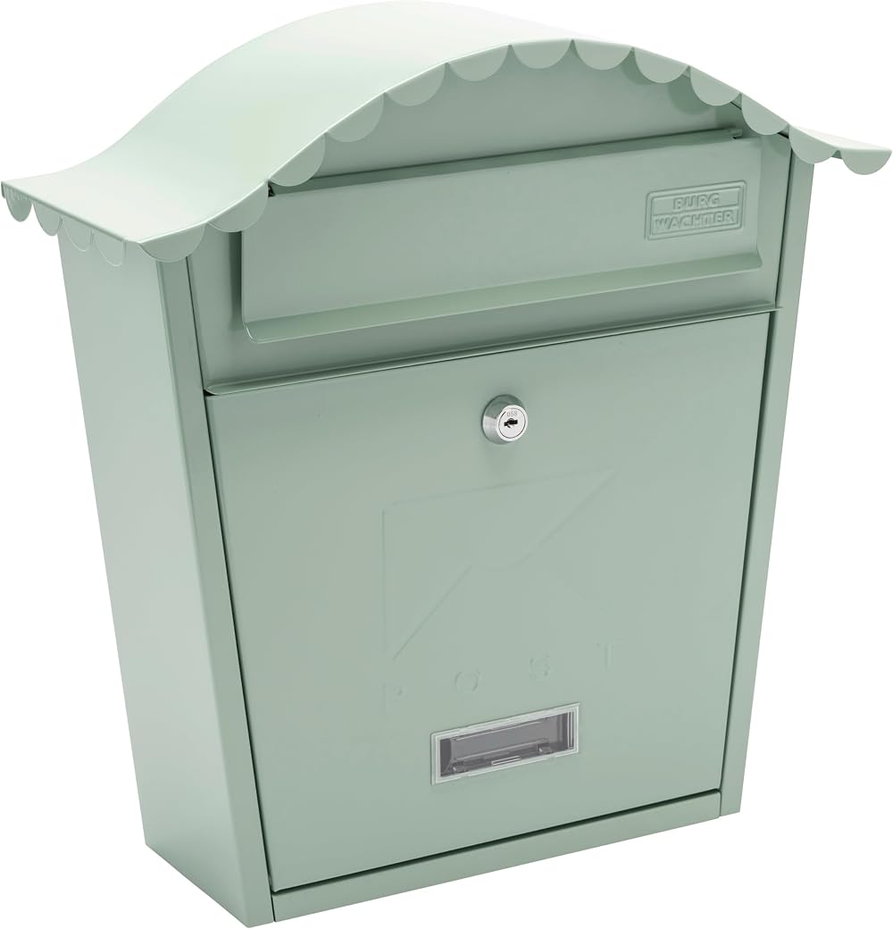 Burg-Wächter CLASSIC Post Box Char Green MB01CG Chartwell 36x37x13cm