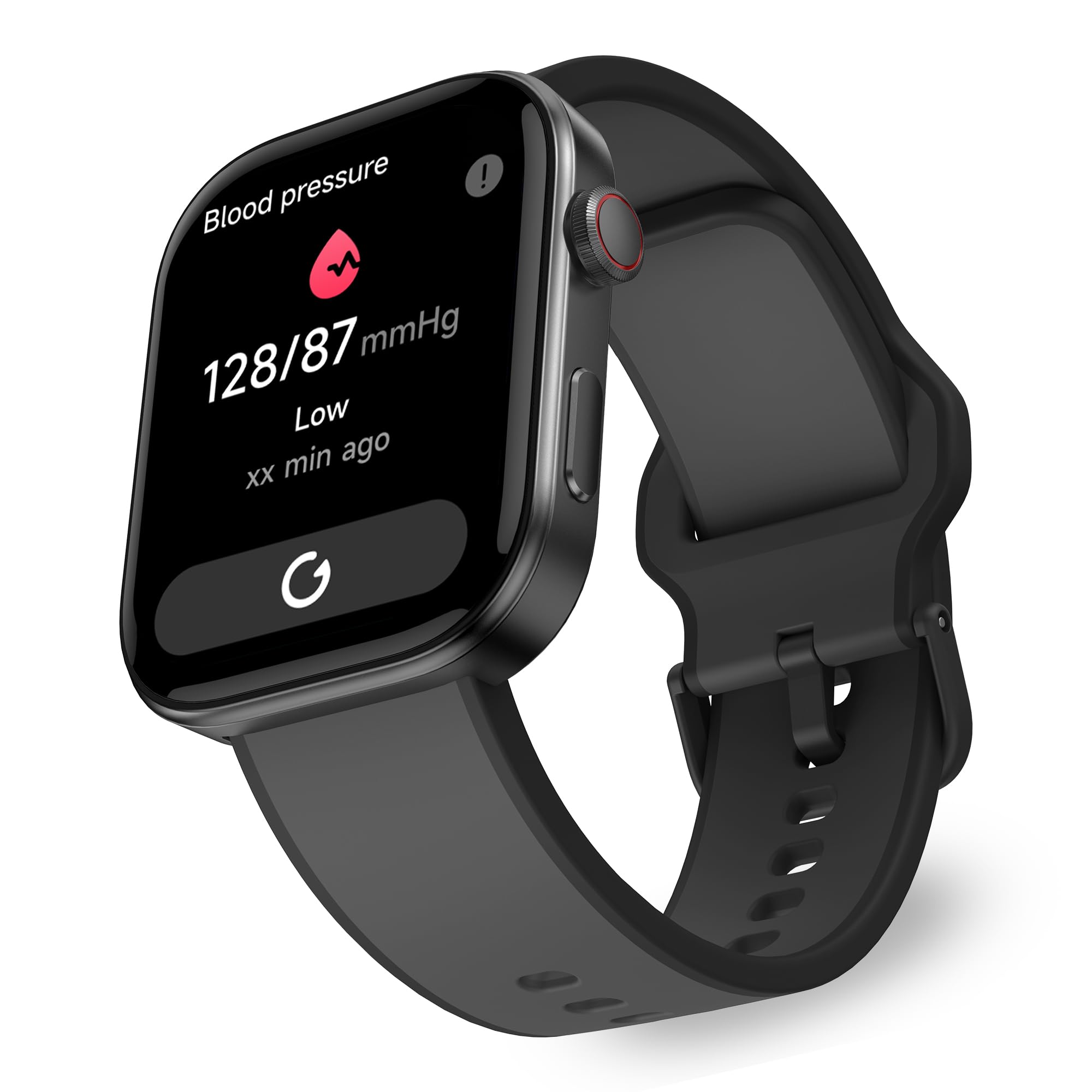 Photo 1 of OCTANDRA Beyond VeryFit Smart Watch for Men Women 1.99" AMOLED Screen AI Voice 3ATM Fitness Tracker Watch Heart Rate/Blood Pressure/Oxygen Saturation/Stress/Step/Sleep Monitor (GTX12) (Black & Grey)