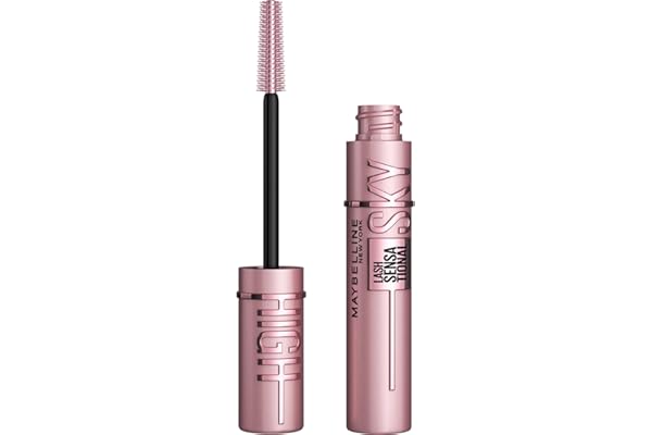 Maybelline New York Lash Sensational Sky High Washable Eyelash Mascara Makeup, Volumizing, Lengthening, Defining, Curling, Mu
