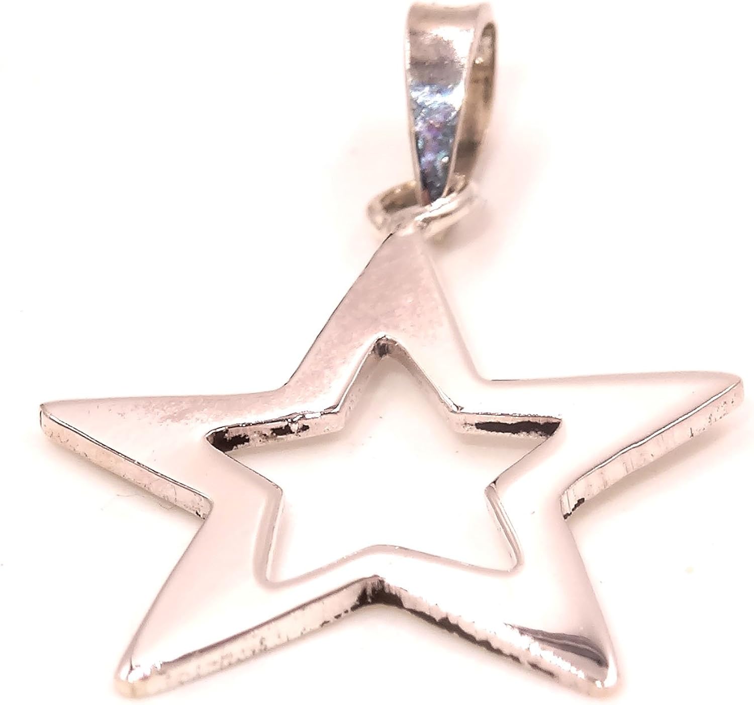 S925 Silver Star Necklace  AR108