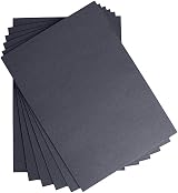 House of Card & Paper A4 220gsm Black Card Pack of 50 Sheets