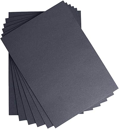 House of Card & Paper A4 220gsm Black Card Pack of 50 Sheets