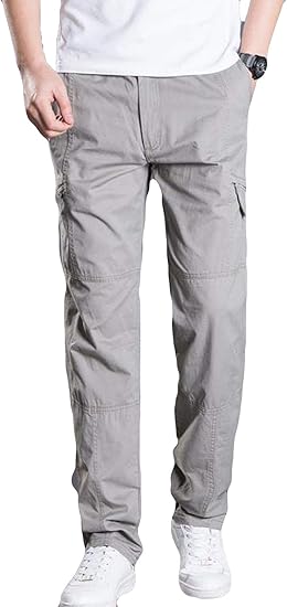 Amazon Debangniメンズ イージーパンツ ワークパンツ 春夏 美脚 ゆったり パンツ メンズ カジュアル 体型カバー ポケット付き パンツ おしゃれ 薄手 コットン パンツ ロングパンツ 通販