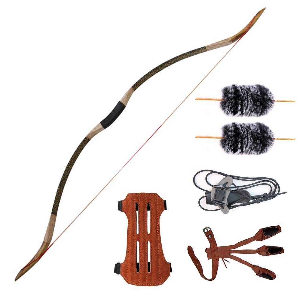 Buy IRQ Traditional Handmade Longbow Horsebow,Hunting Archery Bow