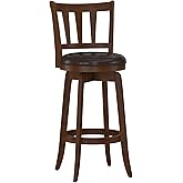 Hillsdale Presque Isle Swivel Stool, Bar Height, Cherry