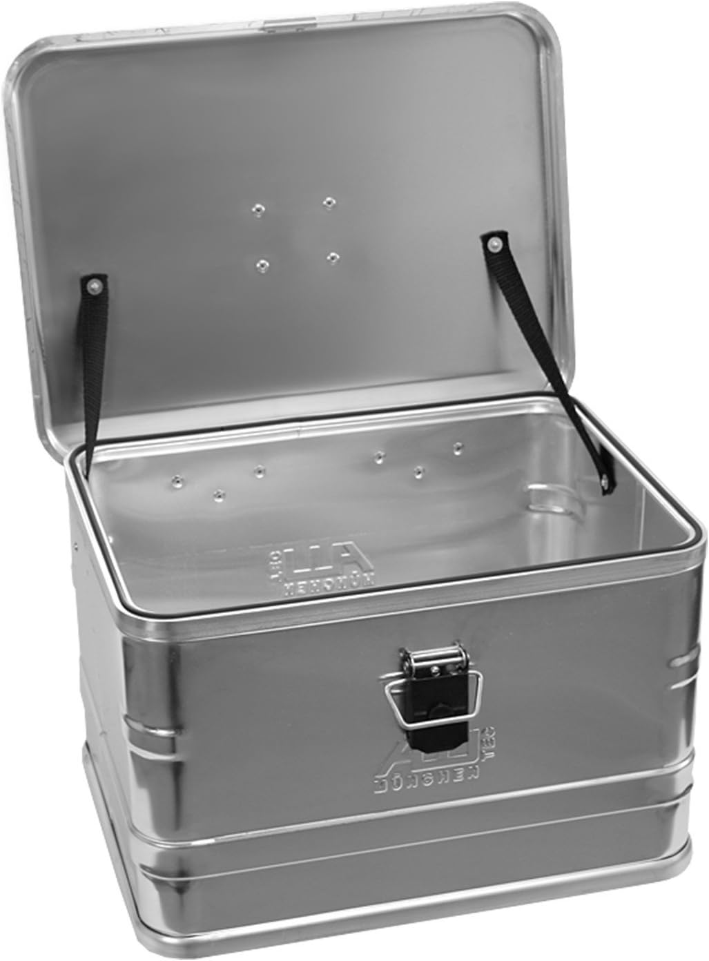 alutec Transport, storage containers made of aluminum 30029 Dimensions (L x W x H) 432 x 335 x 277 mm Material 1.0 mm th