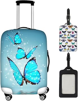 butterfly suitcase amazon