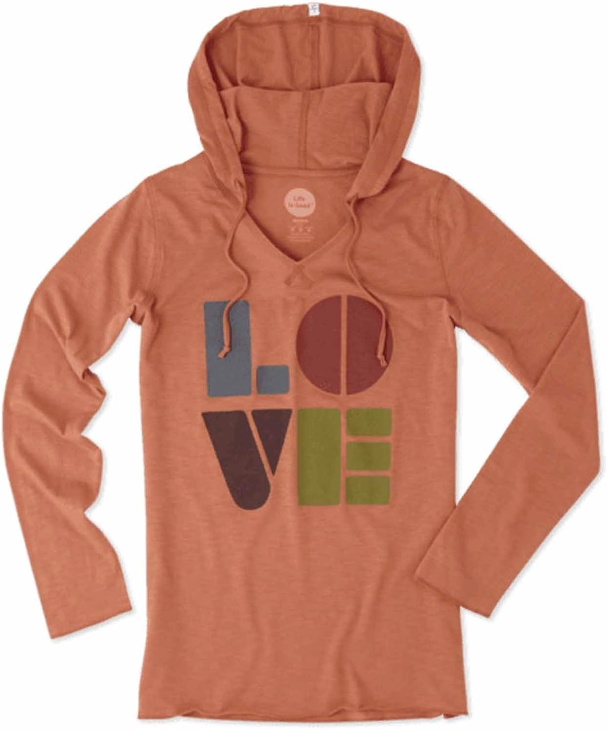 life is good orange hoodie
