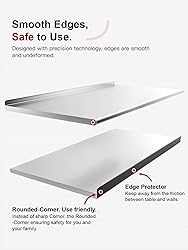 Atelicf Stainless Steel Prep Table for Work, 24