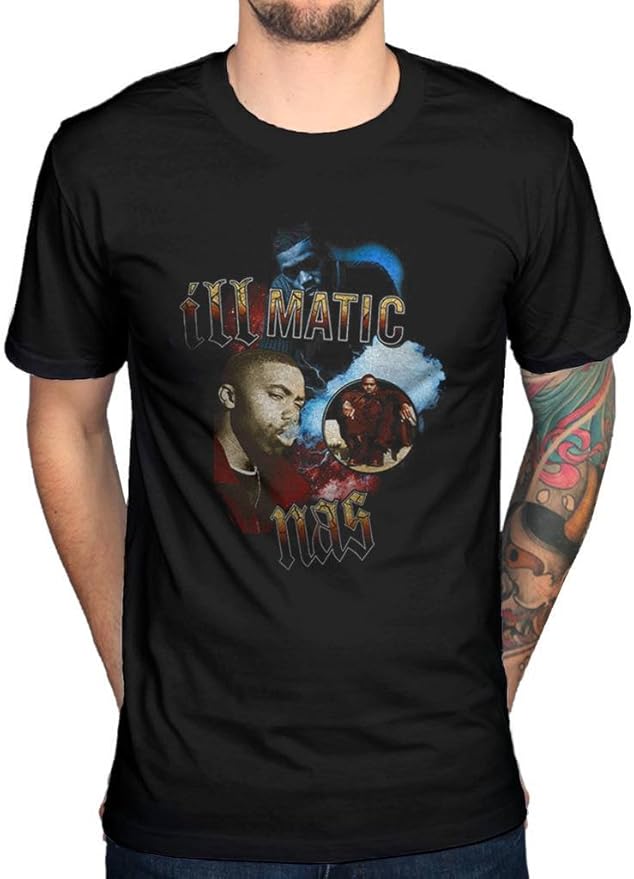 Official NAS Illmatic T-Shirt: Amazon.co.uk: Clothing