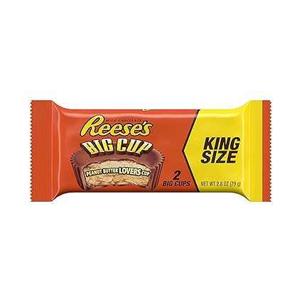 Reese S Peanut Butter Big Cup King Size Grosser Erdnussbutter Cup Riegel Kingsize 1 Stuck 79 G Amazon De Lebensmittel Getranke