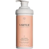 VIRTUE Curl Sulfate Free Shampoo with Jojoba Oil, Hydrates, Nourishes &amp; Repairs Curly Hair with Frizz Control, Color Safe