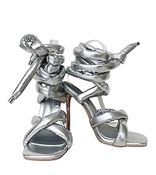 Frankie Hsu Luxury Women's Ankle Leg Lace Up Gold