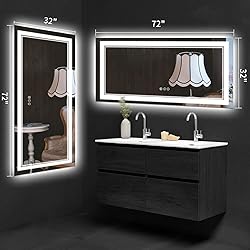 ISTRIPMF 72 x 32 Inch LED Mirror for Bathroom with