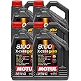 Motul 8100 X-cess Gen 2 5W-40 Synthetic Gasoline and Diesel Engine Oil - 5 Liter Jug (Case of 4)